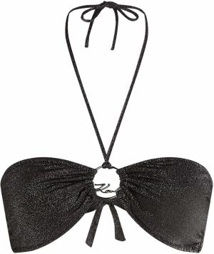 Karl Lagerfeld Bikinový top  čierna