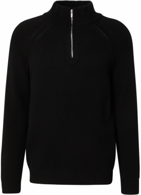 DAN FOX APPAREL Sveter 'Essential'  čierna