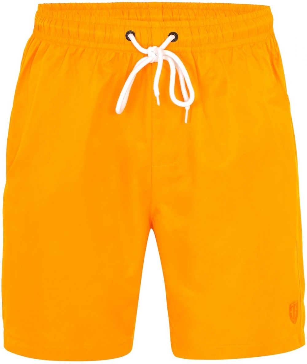 Jimmy Sanders Plavecké šortky  oranžová / biela