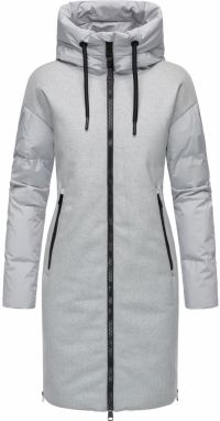 Ragwear Zimný kabát 'Jumana'  sivá / čierna