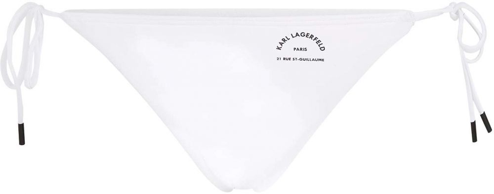 Karl Lagerfeld Bikinové nohavičky ' RUE ST-GUILLAUME'  čierna / biela