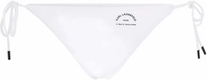 Karl Lagerfeld Bikinové nohavičky ' RUE ST-GUILLAUME'  čierna / biela