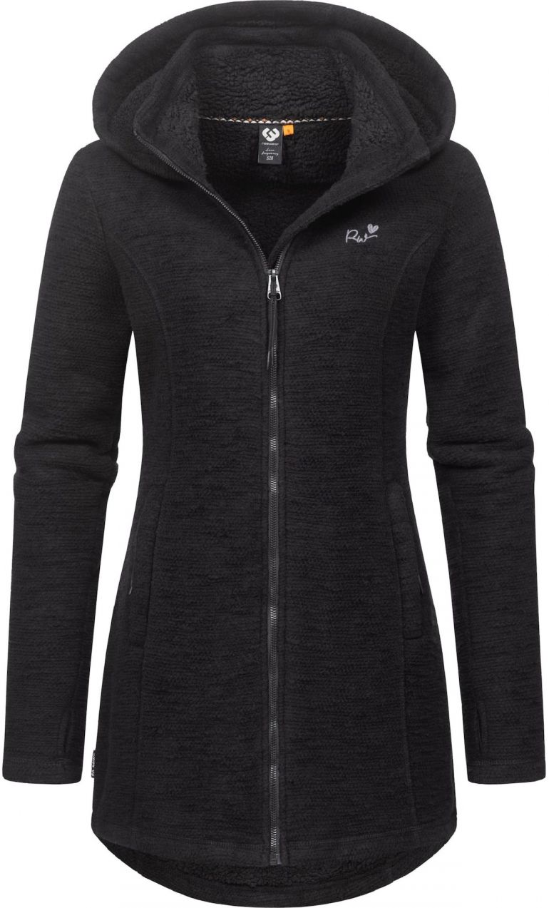 Ragwear Kardigán 'Leysha'  sivá / čierna