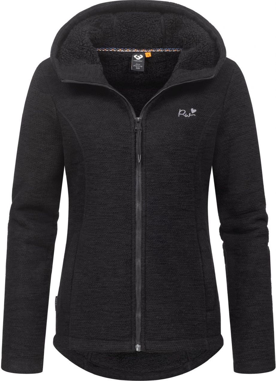 Ragwear Kardigán 'Lyshka'  čierna / biela