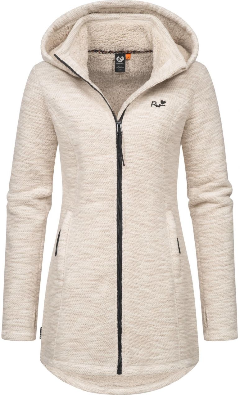 Ragwear Kardigán 'Leysha'  béžová / čierna