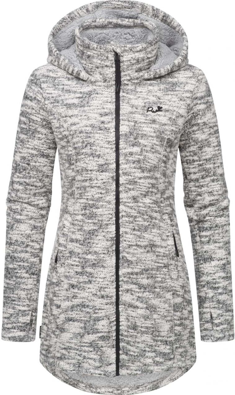 Ragwear Kardigán 'Lyshka'  sivá / biela