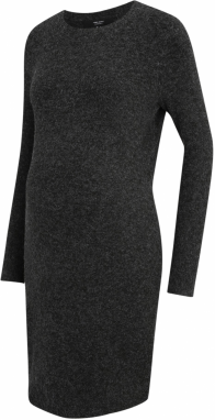 Vero Moda Maternity Pletené šaty 'VMMDoffy'  čierna