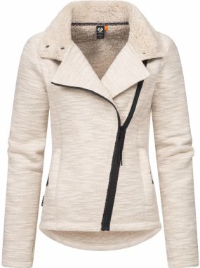 Ragwear Flisová bunda 'Saskie'  béžová / tmavošedá