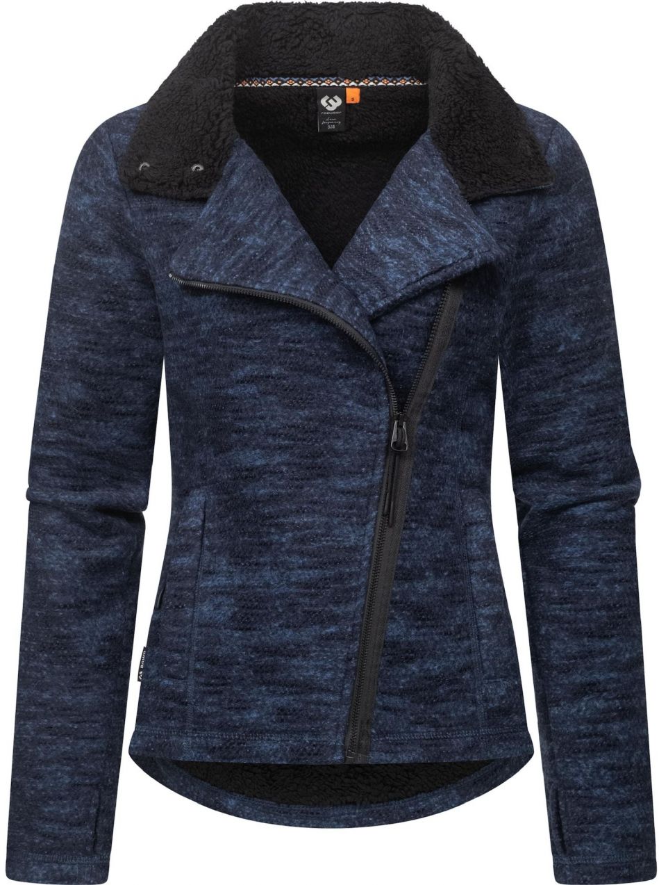 Ragwear Flisová bunda 'Saskie'  modrá melírovaná