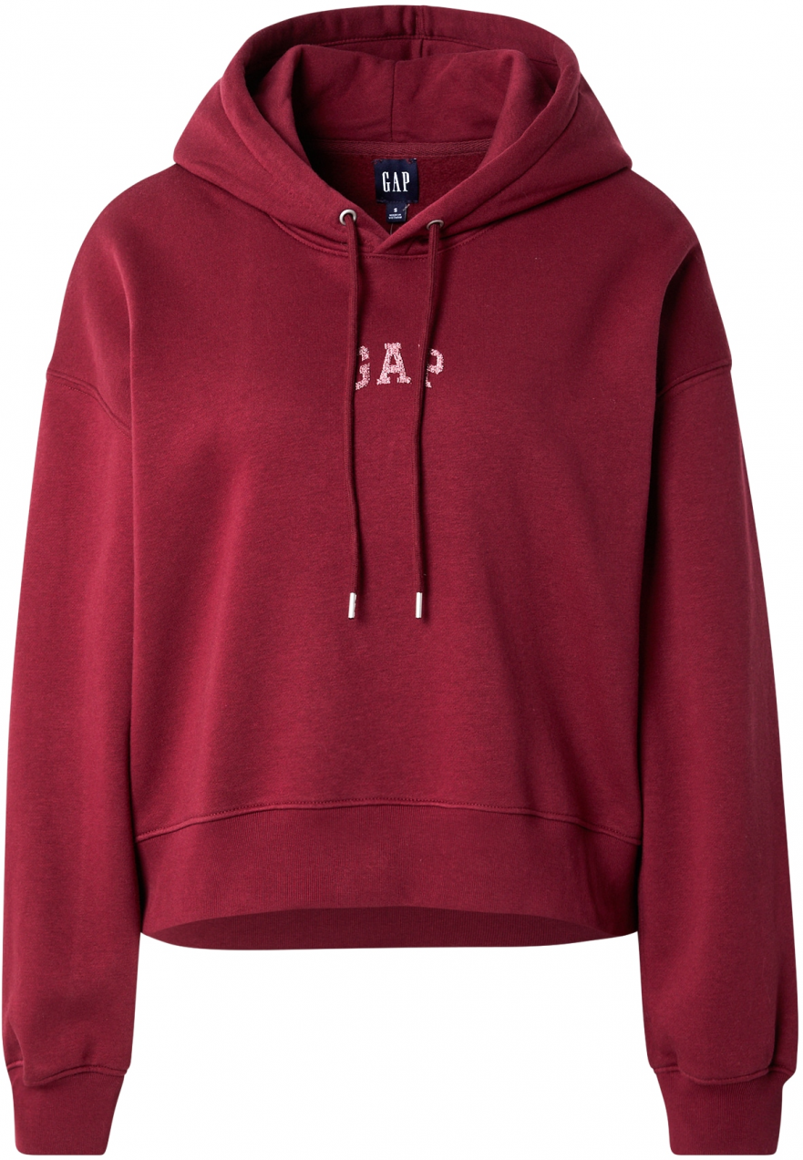 GAP Mikina 'INT LOGO ABBREV PO HOOD'  červená