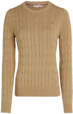 TOMMY HILFIGER Sveter  svetlohnedá