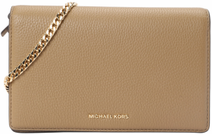 MICHAEL Michael Kors Listová kabelka  kapučíno / zlatá
