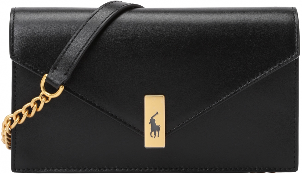 Polo Ralph Lauren Listová kabelka  čierna