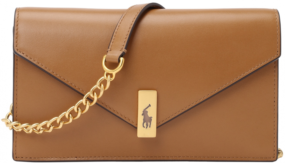 Polo Ralph Lauren Listová kabelka  karamelová