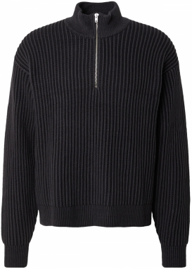 Abercrombie & Fitch Sveter  čierna