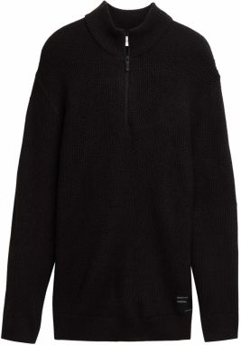 TOM TAILOR DENIM Sveter  čierna