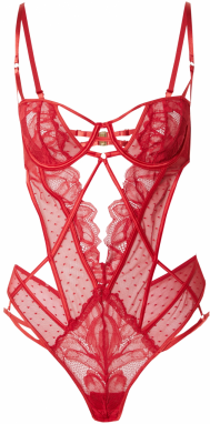Hunkemöller Body 'Billie'  tmavočervená