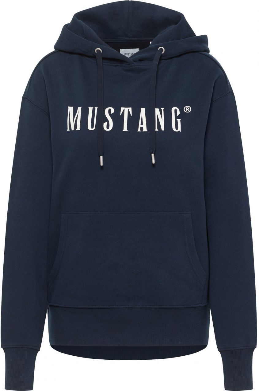MUSTANG Mikina 'Margo'  tmavomodrá / biela
