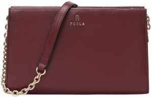 FURLA Listová kabelka 'CAMELIA'  burgundská