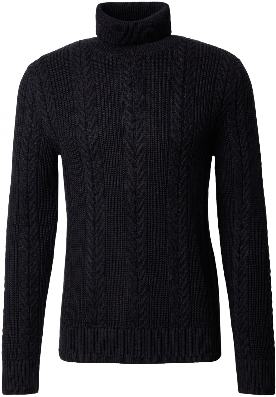 JACK & JONES Sveter 'CIPHER'  čierna