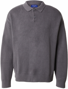 JACK & JONES Sveter 'KOBE'  tmavosivá