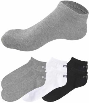 FILA Ponožky  sivá melírovaná / čierna / biela