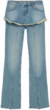Bershka Džínsy  modrá denim