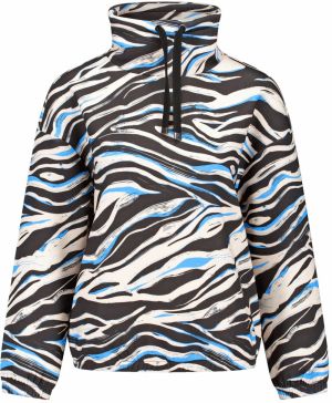 GERRY WEBER Mikina 'Sandy'  béžová / modrá / čierna