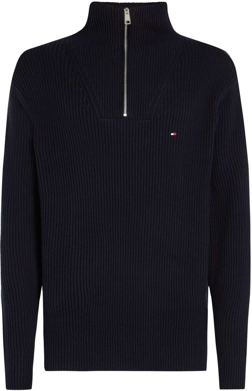 TOMMY HILFIGER Sveter  námornícka modrá