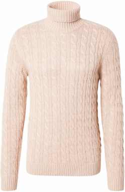 JACK & JONES Sveter 'BLUCRASH'  béžová