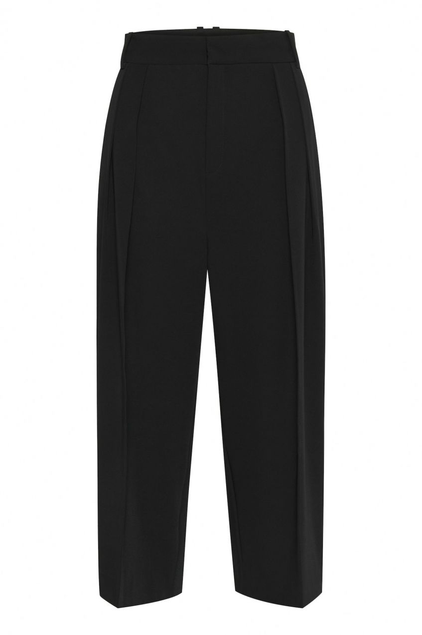InWear Plisované nohavice 'Natalya'  čierna