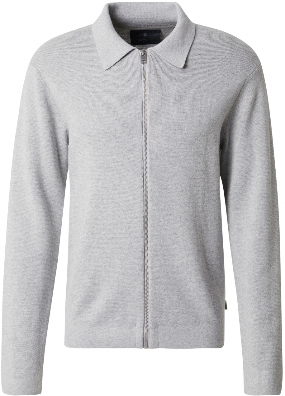JACK & JONES Kardigán 'JPRBLamilano'  sivá melírovaná
