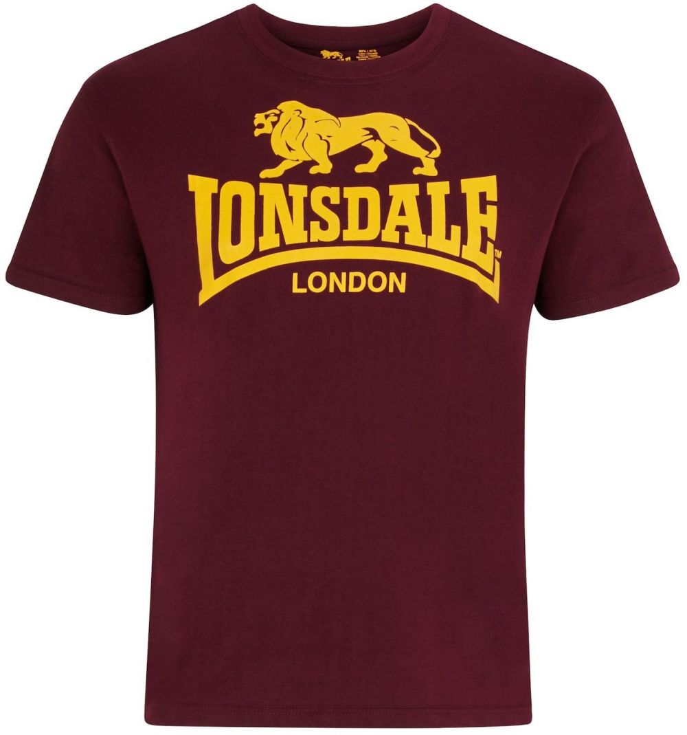 LONSDALE Tričko  oranžová / hrdzavo červená