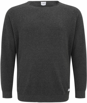 Jack & Jones Plus Sveter 'JJEHILL'  tmavosivá