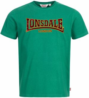LONSDALE Tričko 'CLASSIC'  žltá / zelená / červená