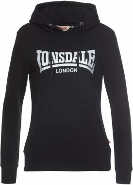LONSDALE Mikina  čierna / biela
