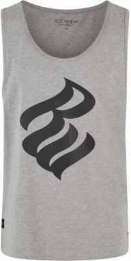 ROCAWEAR Tričko  sivá melírovaná / čierna