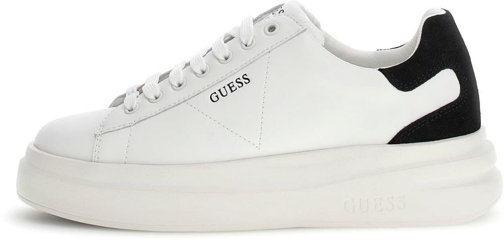 GUESS Nízke tenisky 'Elbina'  čierna / biela