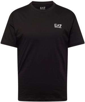 EA7 Emporio Armani Tričko  čierna / biela