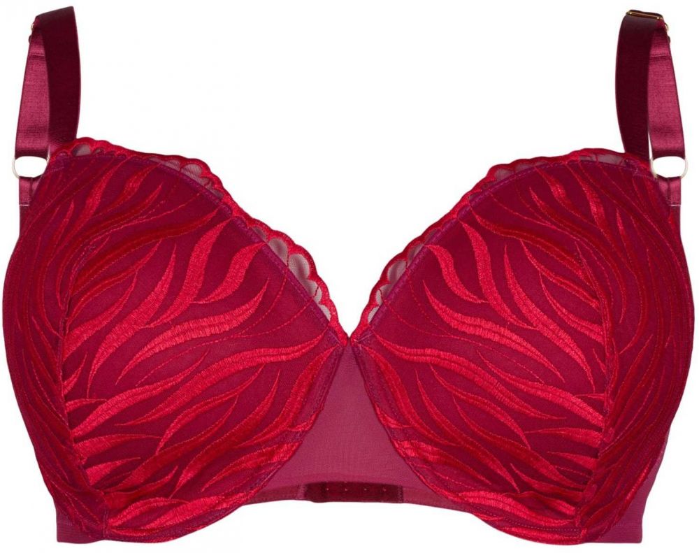 Devoted by Zizzi Podprsenka 'Lilo'  ružová / malinová