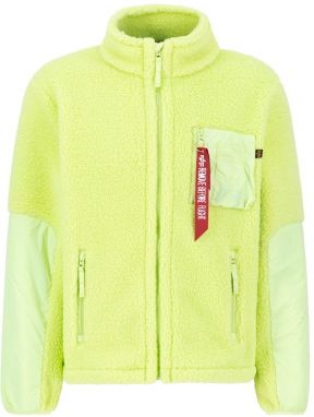 ALPHA INDUSTRIES Prechodná bunda 'Sherpa'  neónovo žltá / červená