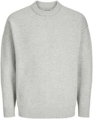 JACK & JONES Sveter 'Jcomax'  svetlosivá