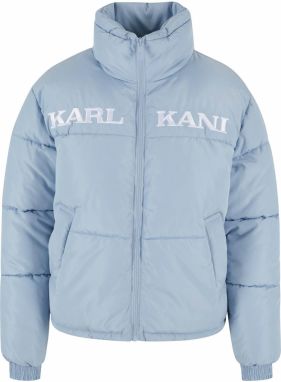 Karl Kani Zimná bunda 'Essential'  svetlomodrá / biela