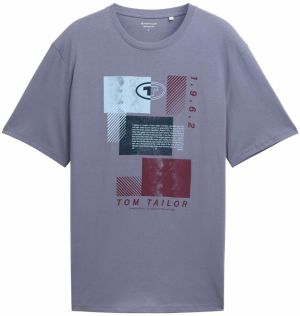 TOM TAILOR Tričko  čadičová / vínovo červená / čierna / biela