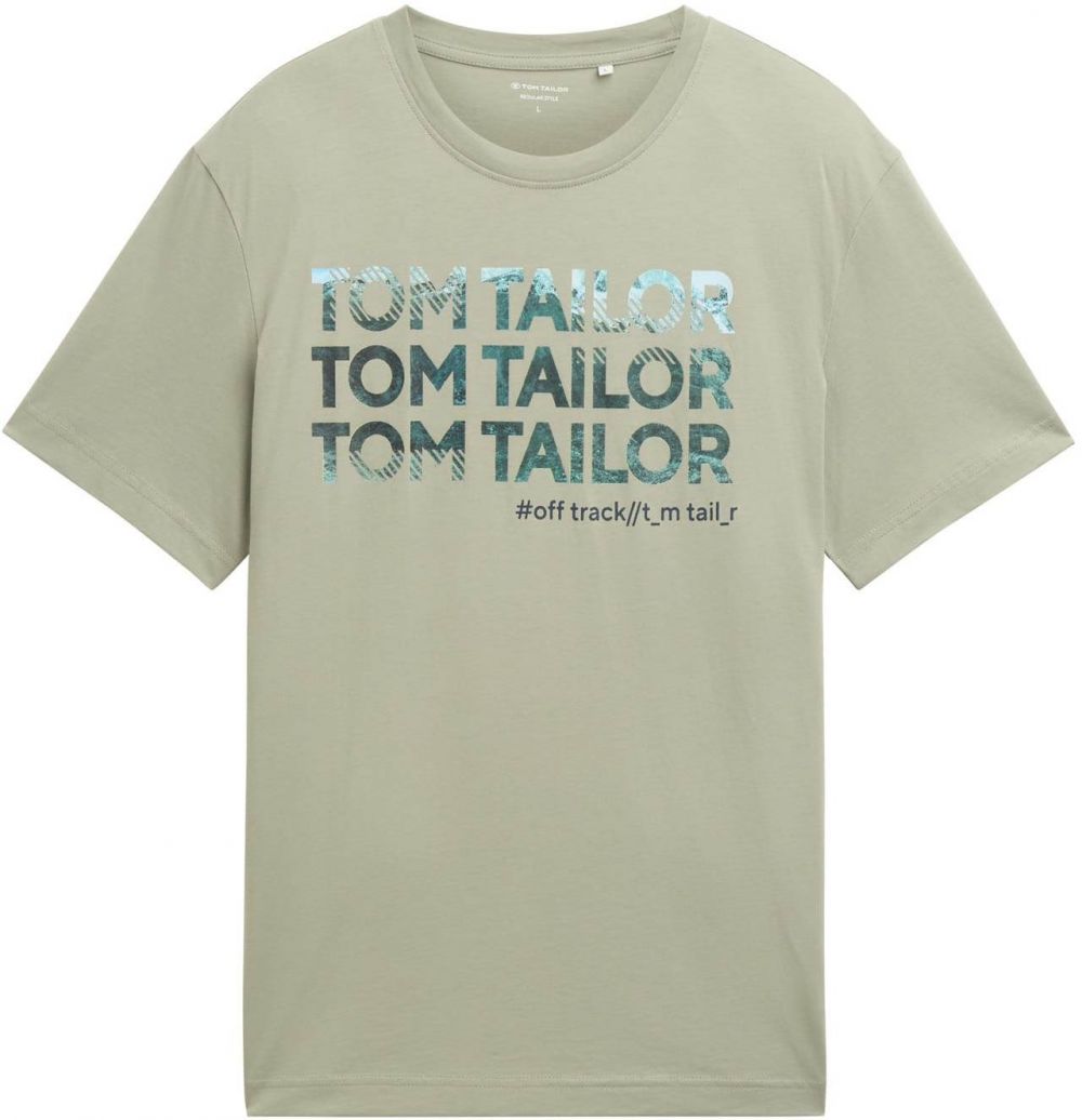 TOM TAILOR Tričko  smaragdová / mätová / jedľová / pastelovo zelená