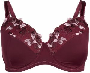 Devoted by Zizzi Podprsenka 'Ldita'  rosé / vínovo červená
