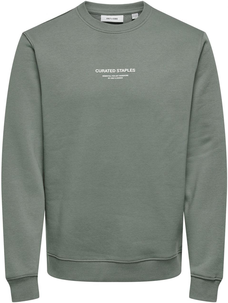 Only & Sons Mikina 'ONSCurated'  dymovo šedá / biela