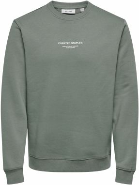 Only & Sons Mikina 'ONSCurated'  dymovo šedá / biela