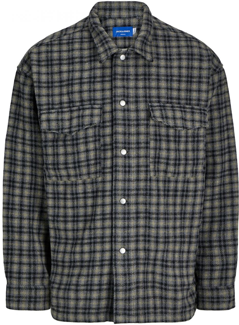 JACK & JONES Prechodná bunda 'JORVesterbro'  svetložltá / sivá melírovaná / čierna / čierna melírovaná