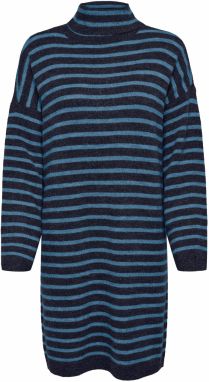 ONLY Pletené šaty 'Talio'  tmavomodrá / azúrová